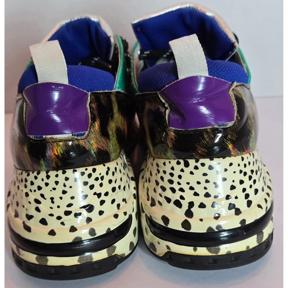 Steve Madden Cliff CLIF02S1 Women's Multicolor Suede Leather‎ Sneakers Size 8M